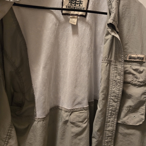 Tallwoods Elementwear Fishing Shirt Vented Short Sleeve Button Up XXL - Picture 5 of 7